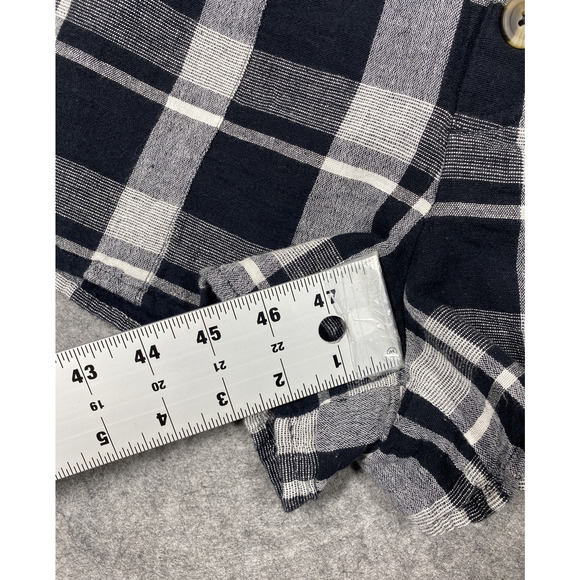 American Eagle Shorts Womens Extra Small Plaid High Rise Buttons Lined Summer - Picture 6 of 15